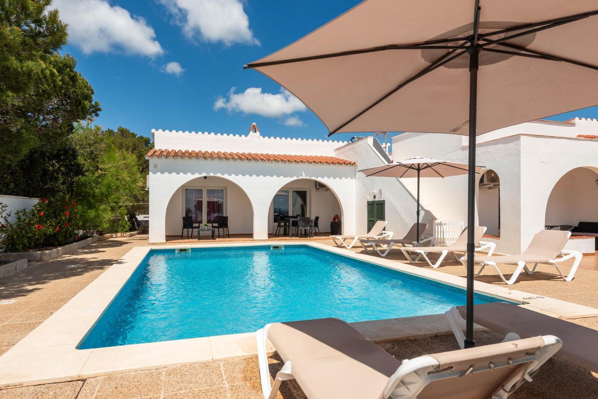 Villa Panorama Cala En Porter  Phòng bức ảnh